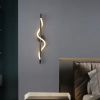 Чорне бра із обплетеним неоном 60 см W202/600 BK Textile
