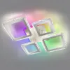 Люстра світлодіодна з пультом та додатком для телефону OVAL ICE RGB 75W