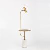 Торшер для підлоги з металевого каркаса в кольорі бронза LUPE TABLE LAMP з столом