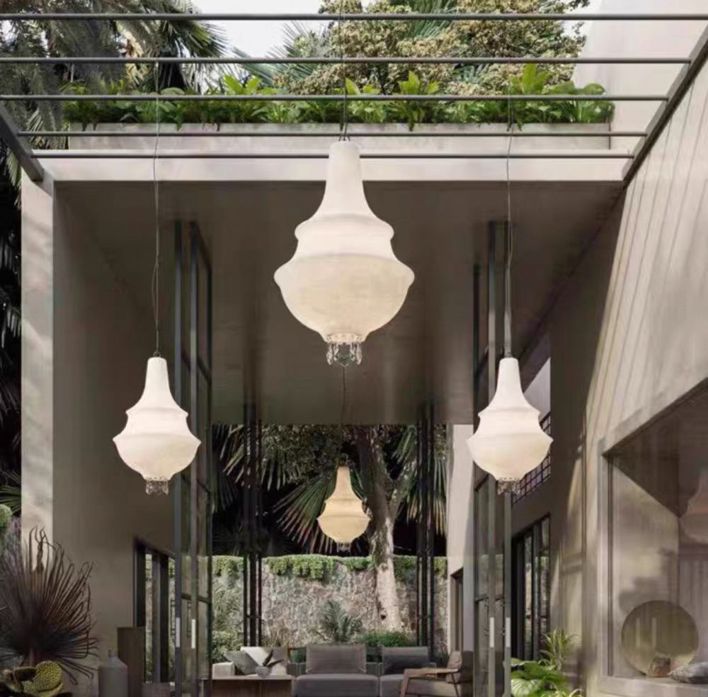 Люстра акрилова Nudi Vase Lamp з 2-ма лампами Ø 48 см