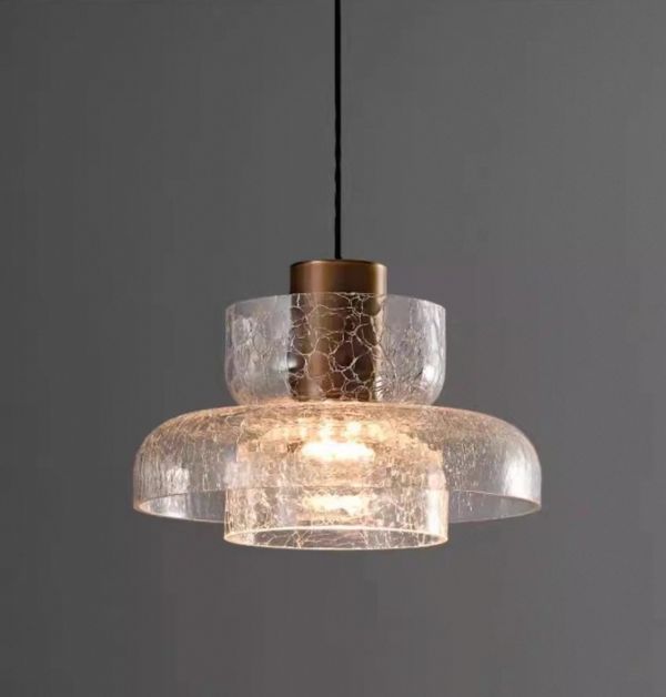 Підвіс скляний Fragile Glass Ø 32 см бронза