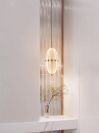 Підвіс одинарний скляний світильник Drib Lamp Ø 12 см золотий