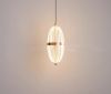Підвіс одинарний скляний світильник Drib Lamp Ø 12 см золотий