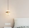 Підвіс одинарний скляний Drib Lamp Ø 12 см золотий