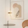 Підвіс одинарний скляний Drib Lamp Ø 12 см золотий
