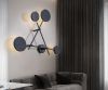 Світлодіодна настінна бра Molecular Wall Light чорного кольору