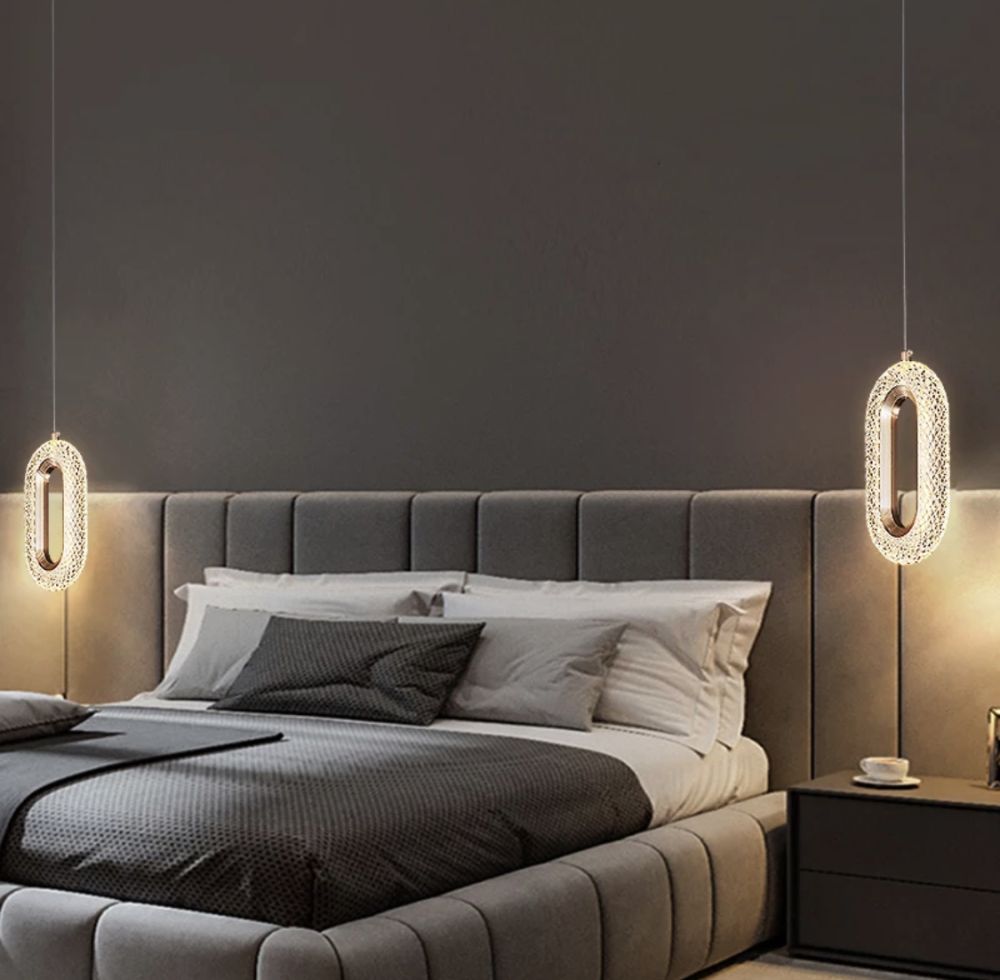 Світильник підвісний  Ovaling Lamp в золотому кольорі 10W