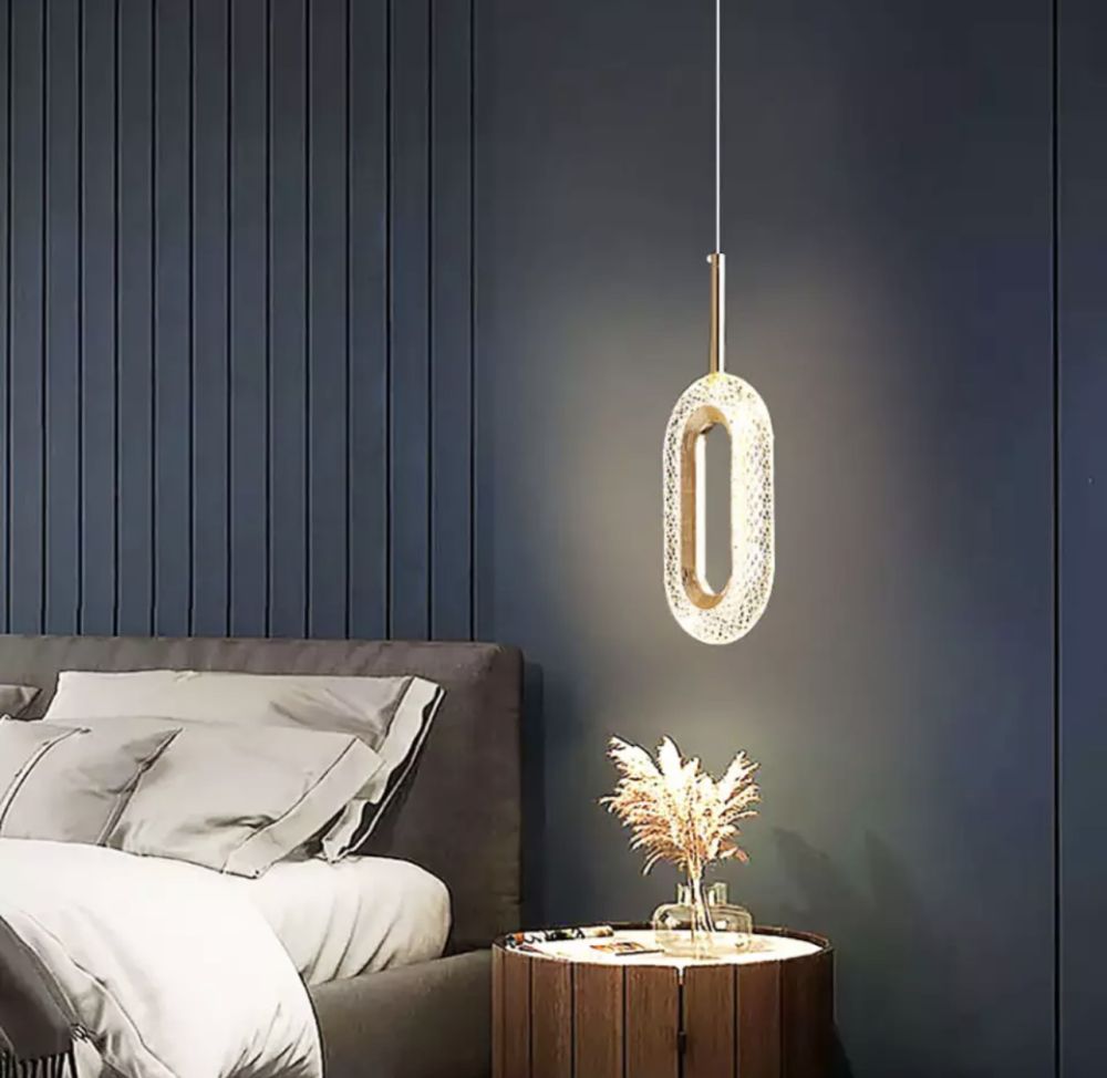 Світильник підвісний  Ovaling Lamp в золотому кольорі 10W