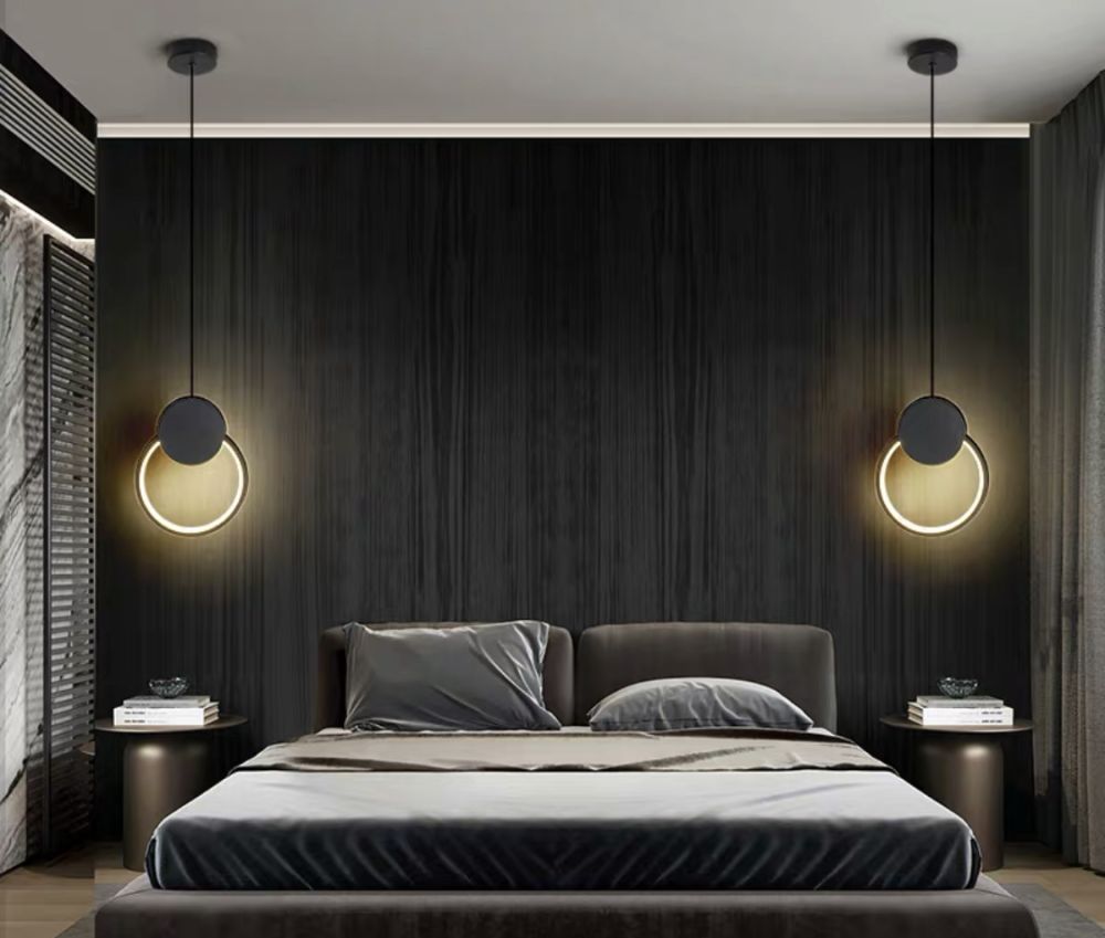 Світильник підвісний CURLY LAMP в чорному кольорі 10W
