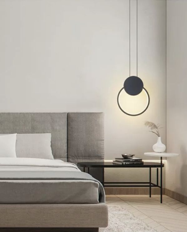 Світильник підвісний CURLY LAMP в чорному кольорі 10W