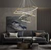 Тросова серія люстр Geometry Gold Lamp в золотому кольорі