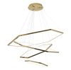 Тросова серія люстр Geometry Gold Lamp в золотому кольорі