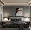 Підвісна чорна люстра Plutus Lamp 10W діаметр 90 см з вбудованим Led модулем