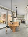Люстра видовжена у чорному корпусі 120 см Hawe Lamp