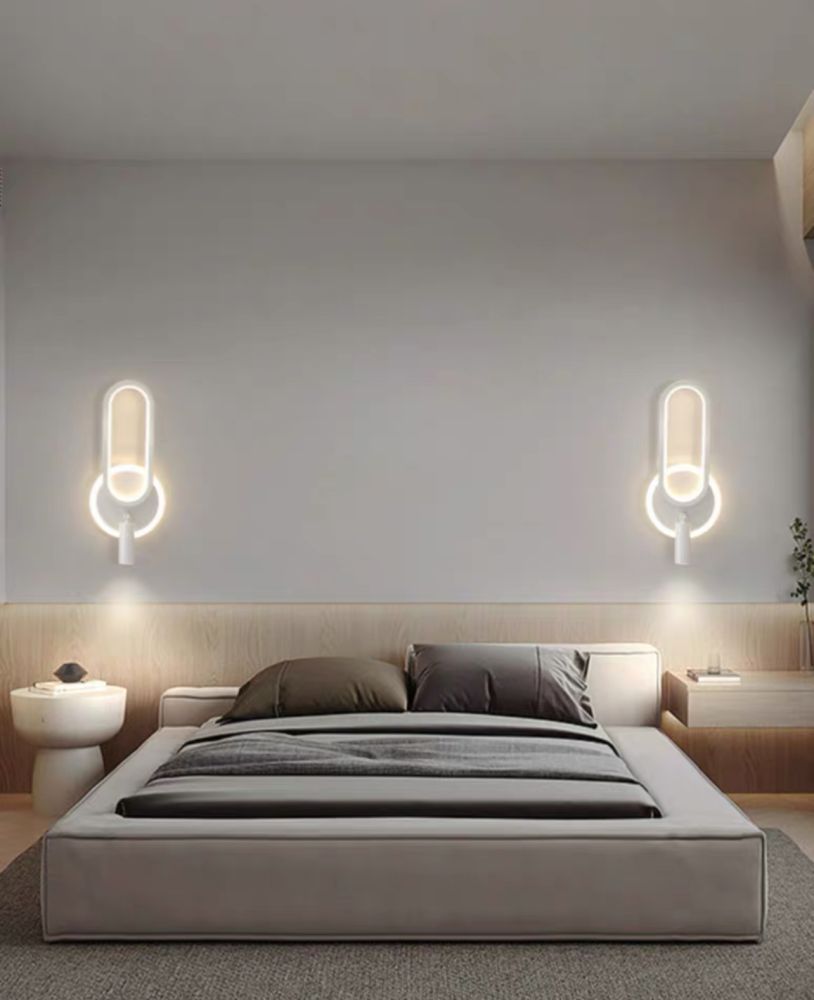 Настінні світильники Stapl Wall Lamp в білому кольорі з вбудованим Led на 15 ват