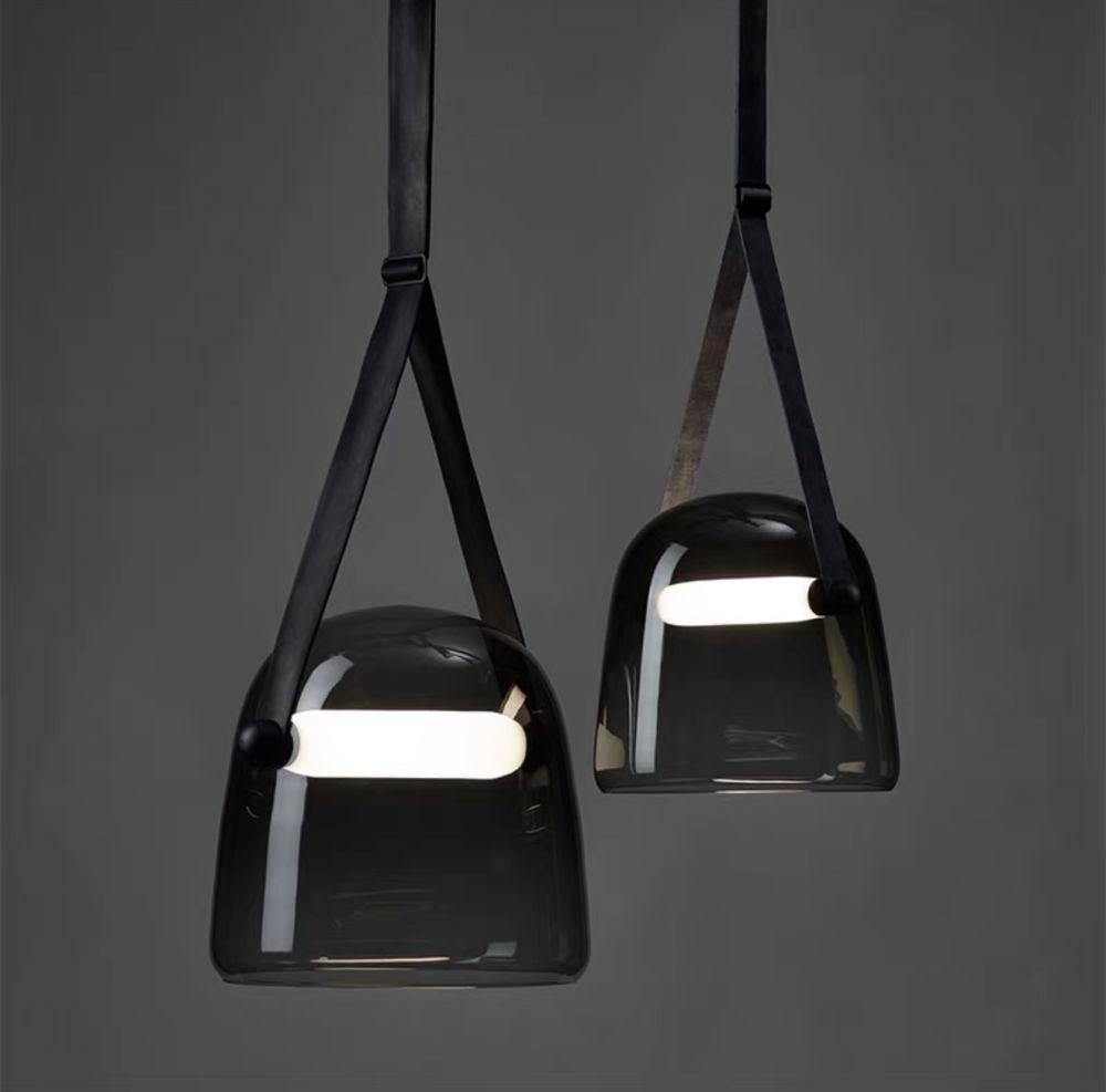 Світлодіодний світильник Split Lamp Ø 20 см чорний текстиль