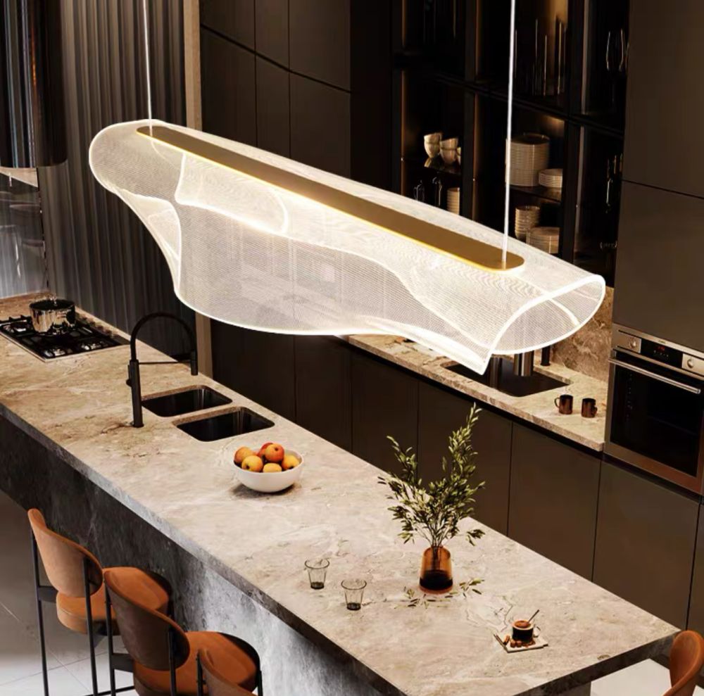 Вижовжена люстра Notus Acrilium Lamp Led на 35 ват довжина 120 см