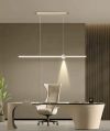 Видовжена біла люстра Linear System Lamp на 20 ват довжина 120 см