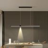 Видовжена чорна люстра Linear System Lamp на 20 ват довжина 120 см