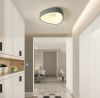 Cвітлодіодна потолочна люстра ANG led lamp в сірому кольорі 15W