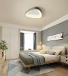 Cвітлодіодна потолочна люстра ANG led lamp в сірому кольорі 15W