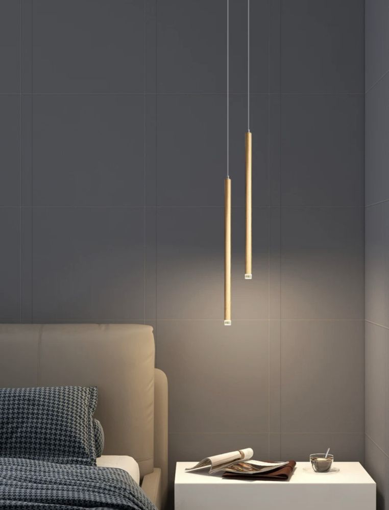 Світильник підвісний Pipes Led в золотому кольорі 10W