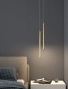 Світильник підвісний Pipes Led в золотому кольорі 10W