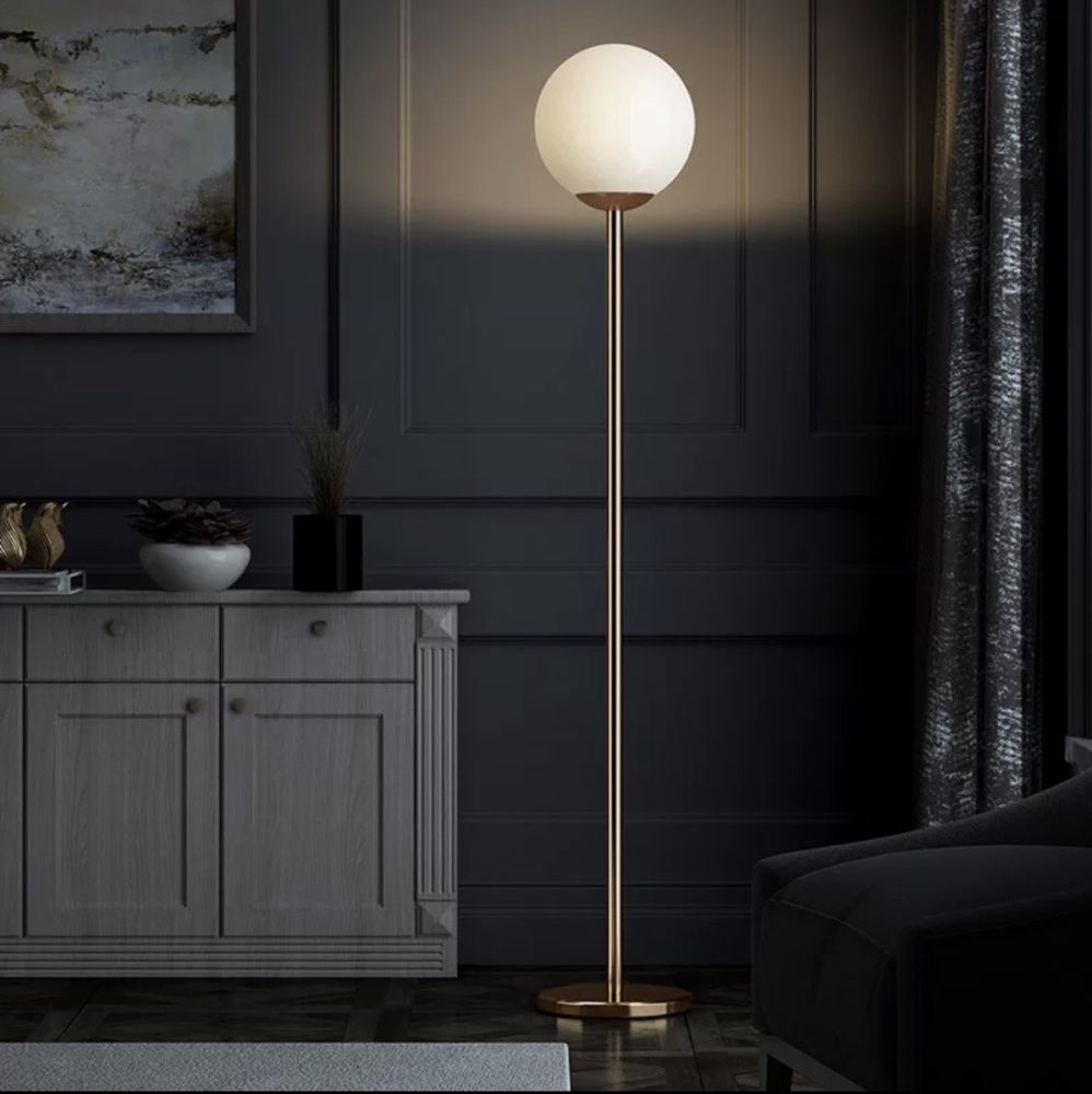 Торшер IC Lamp в золотому кольорі