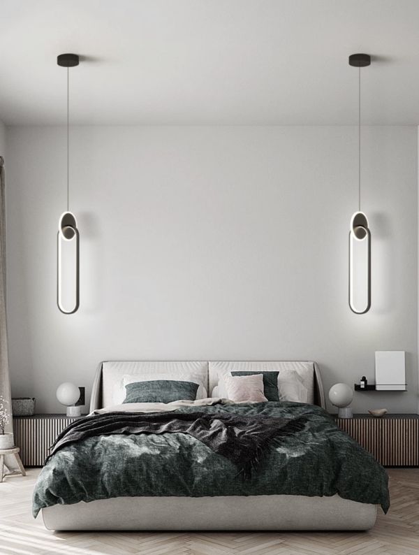 Світильник підвісний Curly Lamp 2 в чорному кольорі 10W
