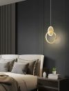 Світильник підвісний Curly Lamp 2 в золотому кольорі 8W