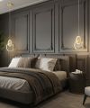 Світильник підвісний Curly Lamp 2 в золотому кольорі 8W