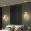 Світильник підвісний Curly Lamp 2 в золотому кольорі 8W