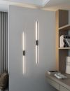 Настінні світильники 120 см Line wall lamp в чорному кольорі з вбудованим Led на 20 ват
