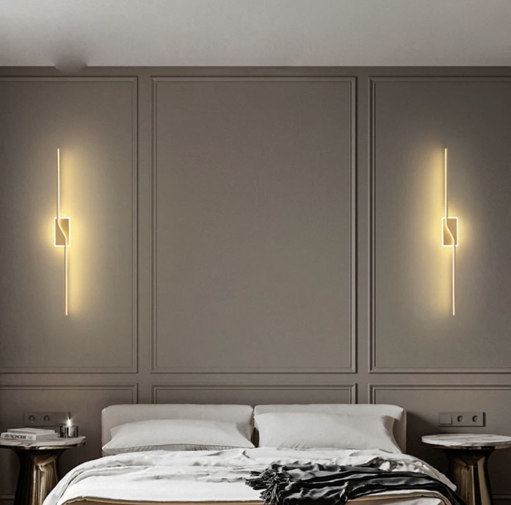 Світлодіодна бра Twist Lamp золотого кольору