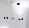 Люстра підвісна чорна TUBUS LINEAR PENDANT
