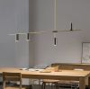 Люстра підвісна TUBUS LINEAR PENDANT чорний+золото