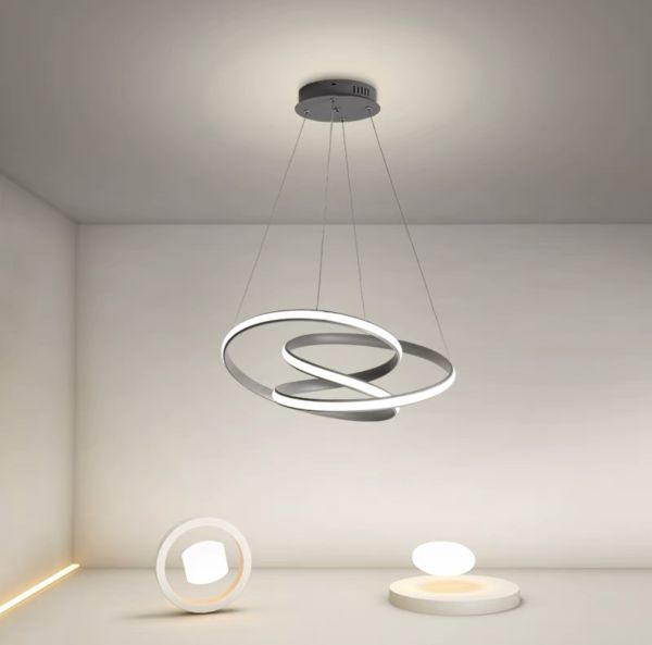 Люстра підвісна світлодіодна Led Spring в чорному кольорі 25W