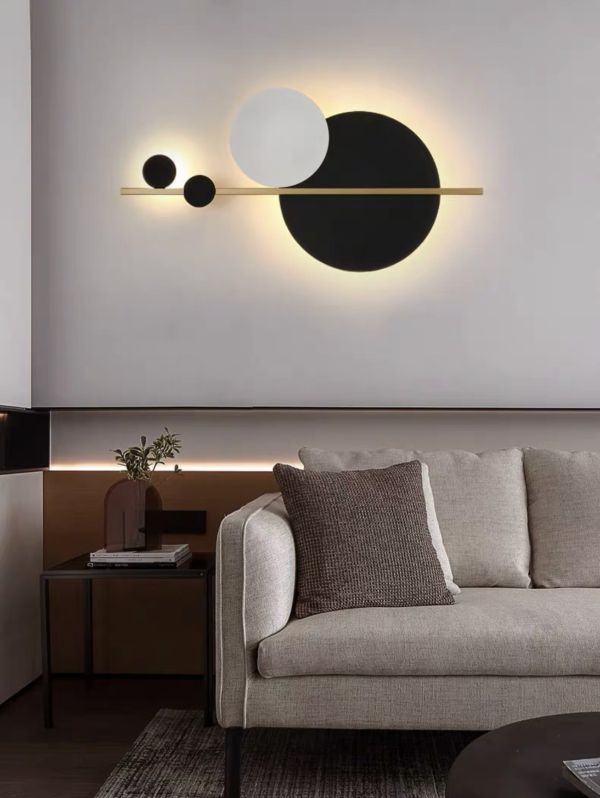 Дизайнерське бра у видовженому корпусі Figure Circles Lamp Довжина 90 см