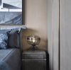 Настільна лампа Barattolo Lamp в чорному кольорі графітовий плафон