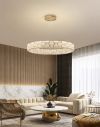 Підвісна золота кришталева люстра Luri Led Crystal Ø 100 см