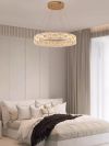 Підвісна золота кришталева люстра Luri Led Crystal Ø 60 см