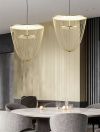Підвісна люстра із металевого каркасу Udi Lamp 25вт