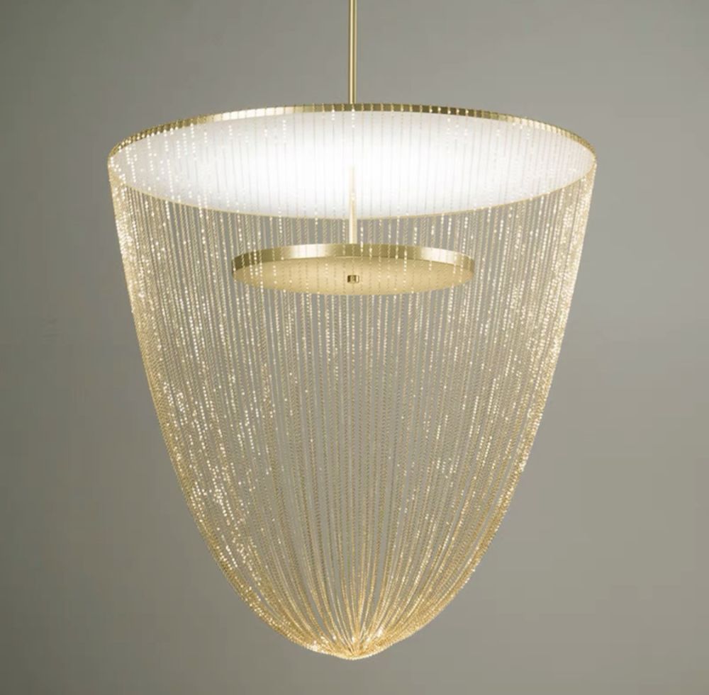 Підвісна люстра із металевого каркасу Udi Lamp 25вт