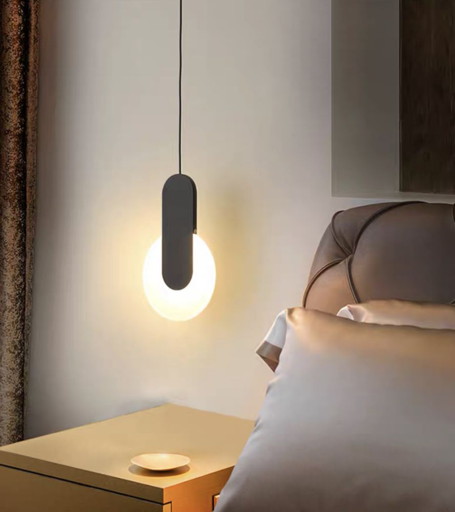 Світильник підвісний Cuppo Handing Lamp в біло-чорному кольорі 10W