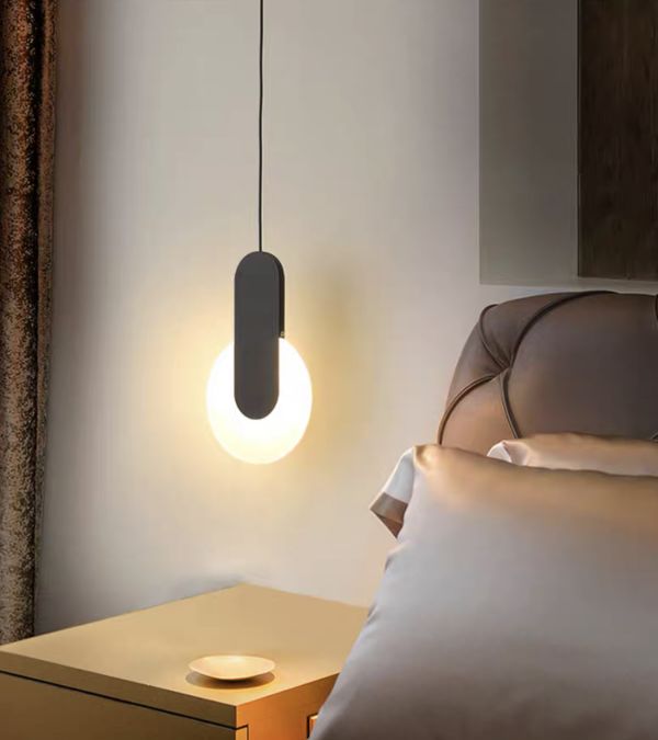 Світильник підвісний Cuppo Handing Lamp в біло-чорному кольорі 10W