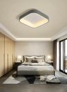 Cвітлодіодна потолочна люстра Cubo Led в сірому кольорі 35W