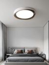 Cвітлодіодна потолочна люстра Circle Moony led в біло-чорному кольорі 45W