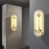 Настінний світильник Stone sconce бронзовий мармур довжина 42 см