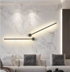 Настінне чорне лінійне бра 60 см Pipeline Wall Light