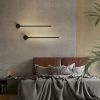 Настінне чорне лінійне бра 60 см Pipeline Wall Light